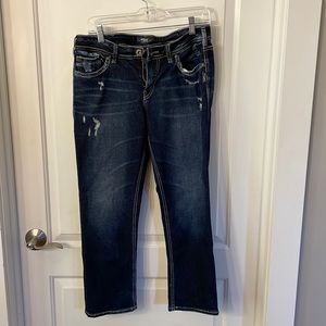 Women’s Silver Jeans Capris EUC Size W30/L22.5